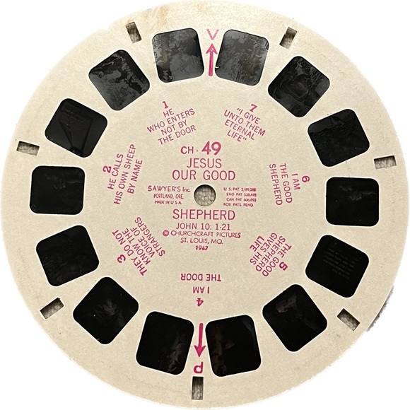 🎈2/$20 - VIEW-MASTER Reel CH-49 “A Bible Story in 3D” 1947. - Picture 3 of 6